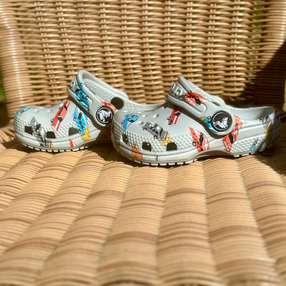 EUC CROCS Classic Racecar Clog - Toddler - Mirage - Picture 5 of 6